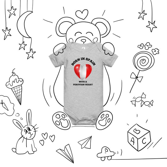 Body bebé "Peruvian Heart" exclusivo By Quintana